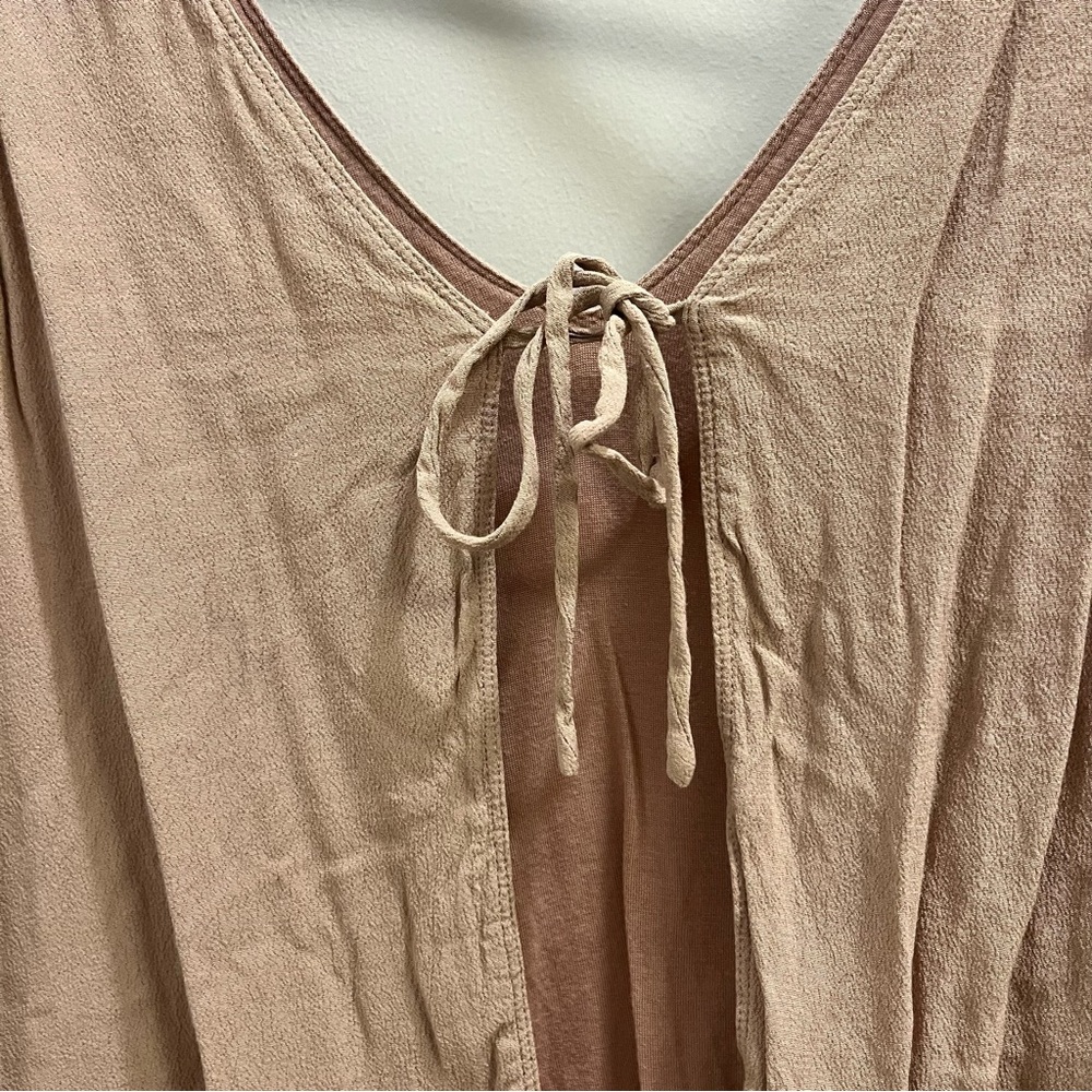 Aritzia Wilfred Free Kempner Open Back Tie Blouse - Picture 3 of 6